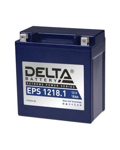 Delta EPS 1218.1. Аккумулятор герметичный свинцово-кислотный стартерный. Delta в Новосибирске