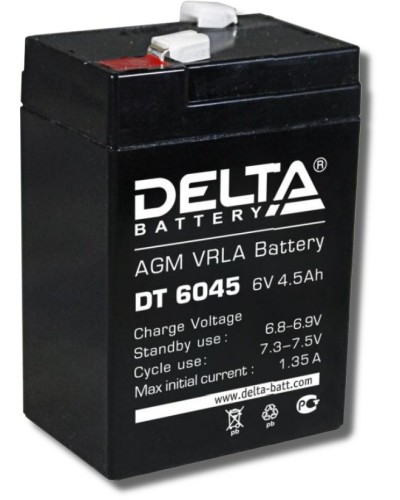 Delta DT 6045. Аккумулятор герметичный свинцово-кислотный. Delta в Новосибирске