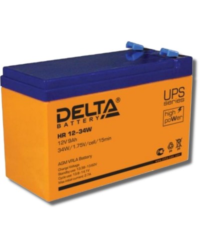 Delta HR 12-34 W. Аккумулятор герметичный свинцово-кислотный. Delta в Новосибирске