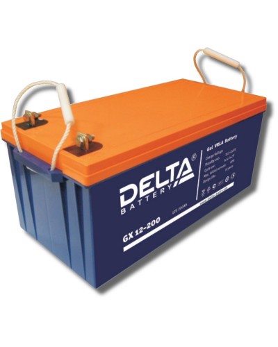 Delta GX 12-200. Аккумулятор герметичный свинцово-кислотный. Delta в Новосибирске