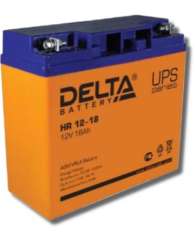 Delta HR 12-18. Аккумулятор герметичный свинцово-кислотный. Delta в Новосибирске