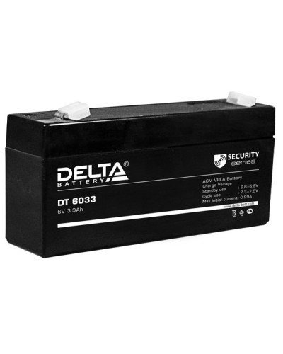Delta DT 6033 (125мм). Аккумулятор герметичный свинцово-кислотный. Delta в Новосибирске