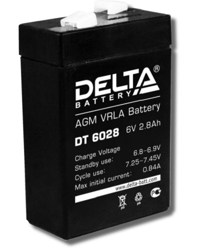 Delta DT 6028. Аккумулятор герметичный свинцово-кислотный. Delta в Новосибирске