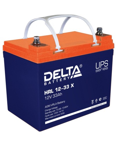 Delta HRL 12-33 X. Аккумулятор герметичный свинцово-кислотный. Delta в Новосибирске