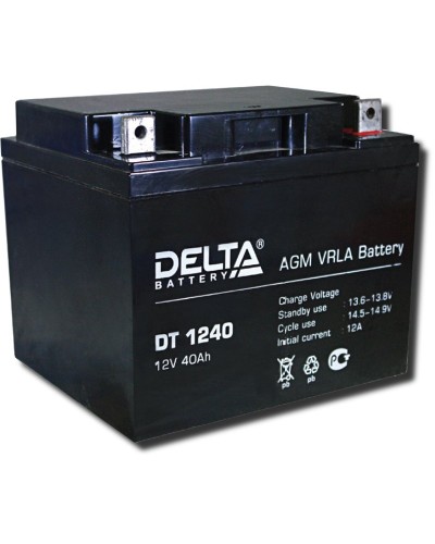 Delta DT 1240. Аккумулятор герметичный свинцово-кислотный. Delta в Новосибирске