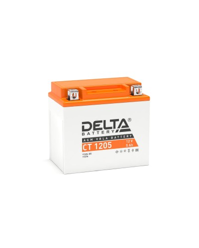 Delta CT 1205. Аккумулятор герметичный свинцово-кислотный стартерный. Delta в Новосибирске