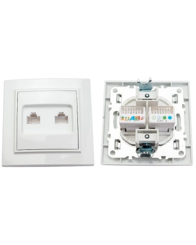 Минск Розетка RJ-45+Phone СП (ERK00-135-10). Розетка RJ-45+Phone СП. EKF в Новосибирске