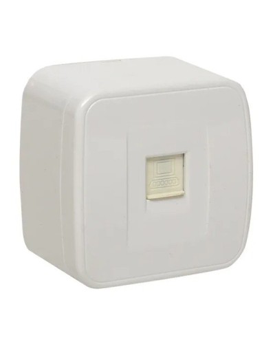 Минск Розетка RJ-45 1-местная ОП 1А (EGK01-035-10). Розетка RJ-45 1-местная ОП 1А. EKF в Новосибирске