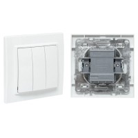 Минск Выключатель 3-кл. СП 10А (ERV10-024-10). Выключатель 3-кл. СП 10А. EKF