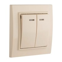 Минск Выключатель 2-кл. СП 10А (ERV10-123-20). Выключатель 2-кл. СП 10А. EKF