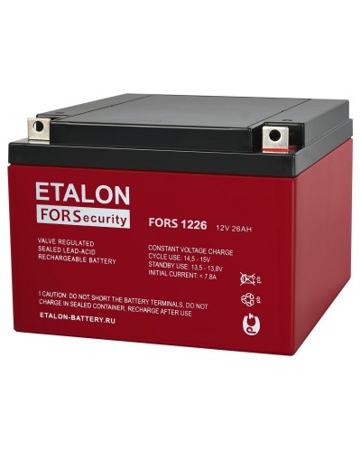 ETALON FORS 1226. Аккумулятор герметичный свинцово-кислотный. ETALON в Новосибирске