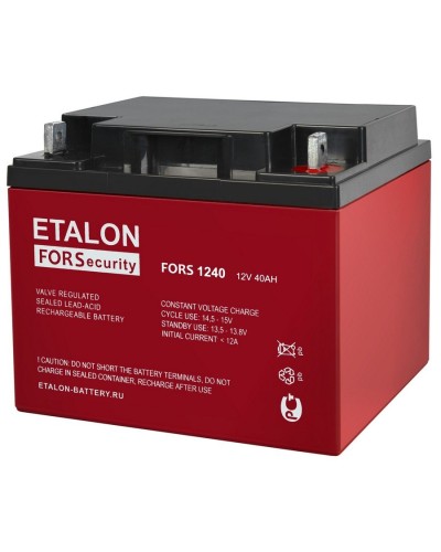 ETALON FORS 1240. Аккумулятор герметичный свинцово-кислотный. ETALON в Новосибирске