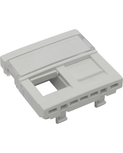 Вставка для 2-х модулей под RJ-45 кат.5e UTP, белая (45971 SBR): Вставка для 2-х модулей в Новосибирске