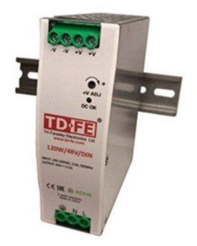 120W/48V/DIN. Блок питания. FARADAY в Новосибирске