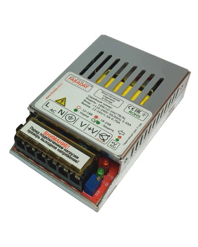 18W/12-24V/78AL. Импульсный блок питания. FARADAY в Новосибирске