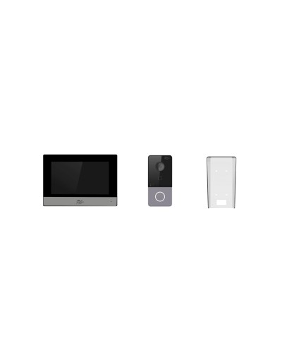 FX-IVD70WP-KIT (ЧЕРНЫЙ). Комплект IP-видеодомофона. Fox в Новосибирске