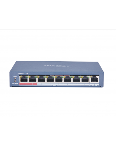 DS-3E0109P-E(C). Коммутатор с питанием POE. Hikvision в Новосибирске