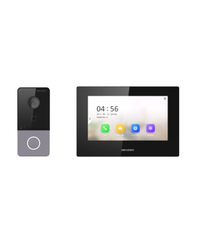 DS-KIS605-P(C). Комплект IP видеодомофона. Hikvision в Новосибирске