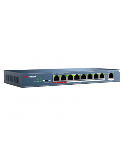 DS-3E0109P-E/M(B). Коммутатор с питанием POE. Hikvision в Новосибирске