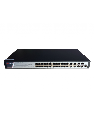 DS-3E2528P(B). Коммутатор с питанием POE. Hikvision в Новосибирске