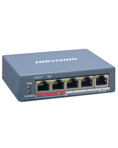 DS-3E1105P-EI. Коммутатор с POE. Hikvision в Новосибирске