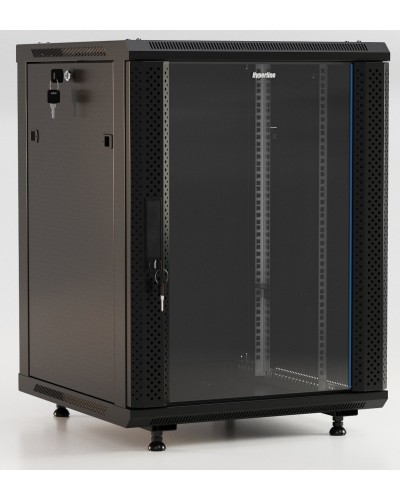 TWB-FC-1245-GP-RAL9004. Шкаф телекоммуникационный 19 настенный 12U. Hyperline в Новосибирске
