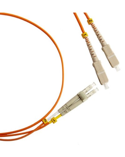 FC-D2-50-LC/PR-SC/PR-H-1M-LSZH-OR. Патч-корд волоконно-оптический LC-SC. Hyperline в Новосибирске