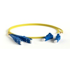FC-D2-9A1-LC/UR-SC/UR-H-1M-LSZH-WH. Патч-корд волоконно-оптический LC-SC. Hyperline