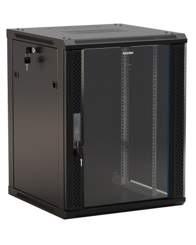 TWB-FC-2245-GP-RAL9004. Шкаф телекоммуникационный 19 настенный 22U. Hyperline в Новосибирске