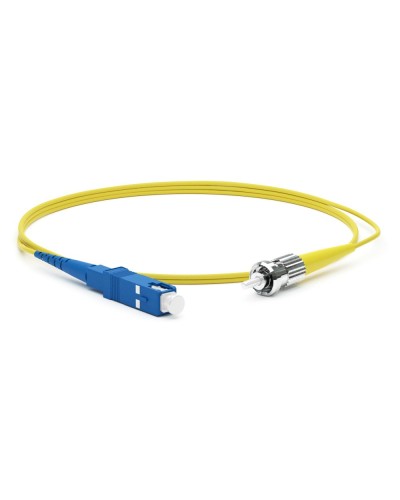 FC-S2-9-SC/UR-ST/UR-H-1M-LSZH-YL. Патч-корд волоконно-оптический одномодовый. Hyperline в Новосибирске