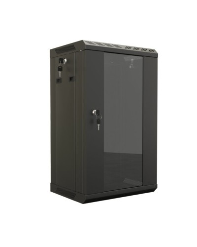 TDB-6U-GP-RAL9004. Шкаф телекоммуникационный 10 настенный, 6U. Hyperline в Новосибирске