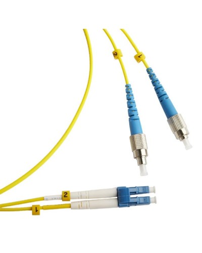 FC-D2-9-FC/UR-LC/UR-H-2M-LSZH-YL. Патч-корд волоконно-оптический FC/UPC-LC/UPC. Hyperline в Новосибирске