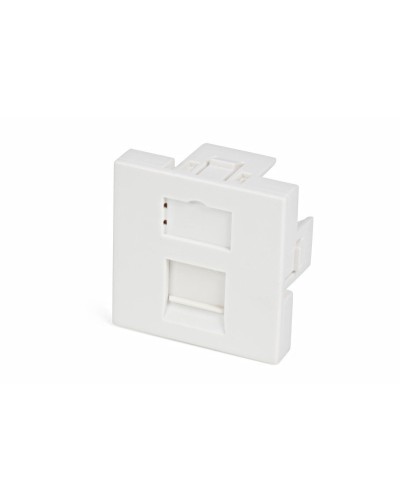 SIP2-1K-M45-45. Вставка 45х45 для 1 модуля формата Keystone Jack, со шторкой. Hyperline в Новосибирске