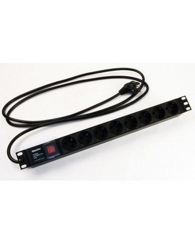 SHE19-8SH-S-2.5EU. Блок розеток 19. Hyperline в Новосибирске