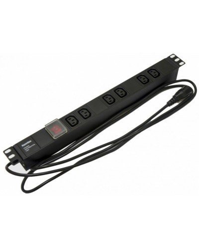 SHE19-6IEC-S-2.5IEC. Блок розеток 19. Hyperline в Новосибирске