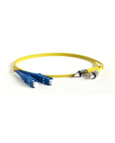 FC-D2-9-SC/UR-ST/UR-H-1M-LSZH-YL. Патч-корд волоконно-оптический ST-SC. Hyperline в Новосибирске