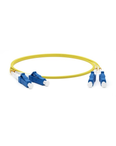 FC-D2-9-LC/UR-LC/UR-H-20M-LSZH-YL. Патч-корд волоконно-оптический одномодовый. Hyperline в Новосибирске