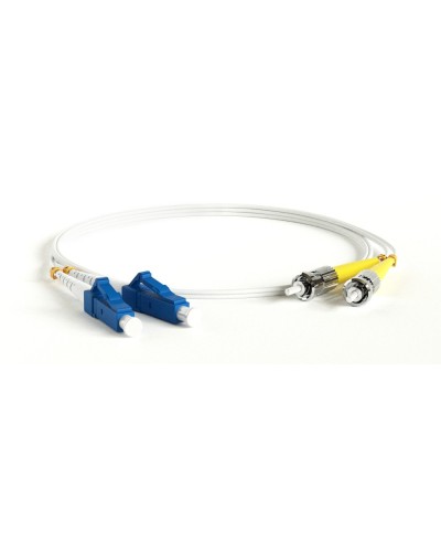 FC-D2-9A1-LC/UR-ST/UR-H-1M-LSZH-WH. Патч-корд волоконно-оптический ST-LC. Hyperline в Новосибирске