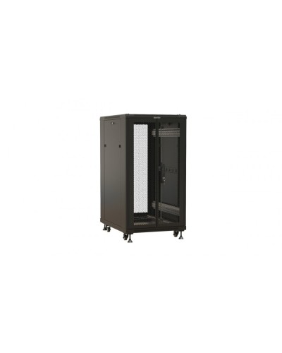 TTBR-1866-DD-RAL9004. Шкаф телекоммуникационный 19 напольный 18U. Hyperline в Новосибирске