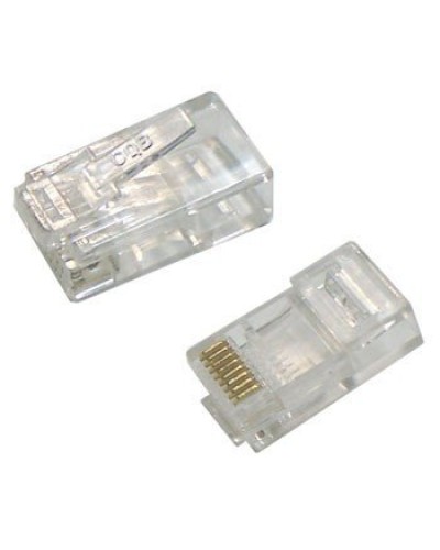 PLUG-8P8C-U-C5-100 (100 шт). Разъем RJ-45. Hyperline в Новосибирске