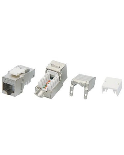 KJ9-8P8C-C6A-90-SH-F. Вставка Keystone Jack RJ-45. Hyperline в Новосибирске