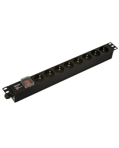 SHE19-8SH-S-CB. Блок розеток 19. Hyperline в Новосибирске