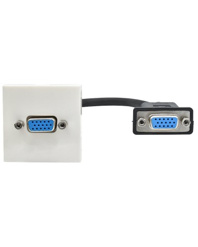 Розетка VGA M/M PRIMER РКМ-10-20-П белый IEK(PR-KK40D-RV-0-1-K01). Розетка. IEK в Новосибирске