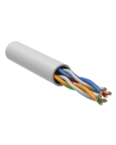 GENERICA U/UTP кат. 5E 24AWG 4 пары LSZH INDOOR белый (BC1-C5E04-128-305-G). Кабель «витая пара» (LAN) для структурированных систем связи. IEK в Новосибирске
