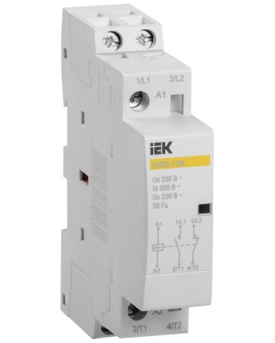 Контактор модульный КМ20-11M AC (MKK11-20-11). Контактор модульный. IEK в Новосибирске