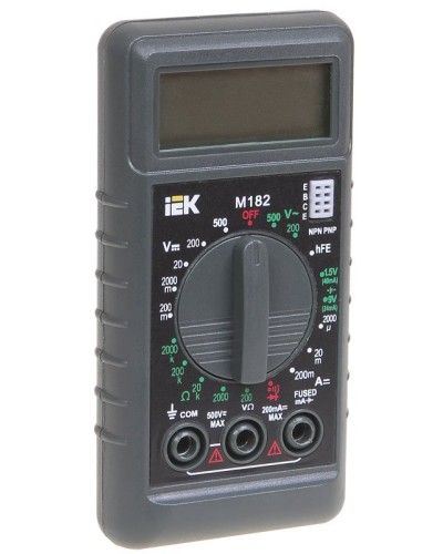 Мультиметр цифровой Compact M182 (TMD-1S-182). Мультиметр цифровой. IEK в Новосибирске