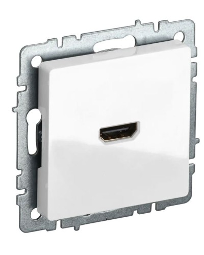 Розетка HDMI РHDMI-0-БрБ белая BRITE (BR-H10-K01). Розетка HDMI. IEK в Новосибирске
