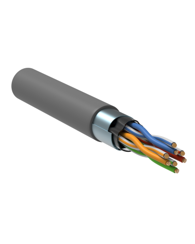 GENERICA F/UTP кат.5E 24AWG 4 пары LSZH серый (BC1-C5E04-321-305-R-G). Кабель «витая пара» (LAN) для структурированных систем связи. IEK в Новосибирске