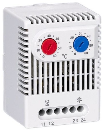 Термостат двухканальный от 0 до +60°C NO+NC (YCE-DTNO-NC-60). Термостат двухканальный. IEK в Новосибирске