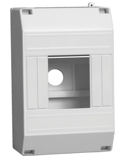Корпус пластиковый КМПн 1/4 IP20 белый (MKP31-N-04-30-135). Щиток модульный без дверцы, настенный. IEK в Новосибирске
